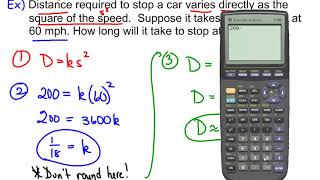 Direct Variation Examples