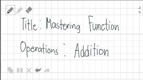 GENERAL MATHEMATICS PERFORMANCE TASK OPERATION OF FUNCTIONS ADDITION
