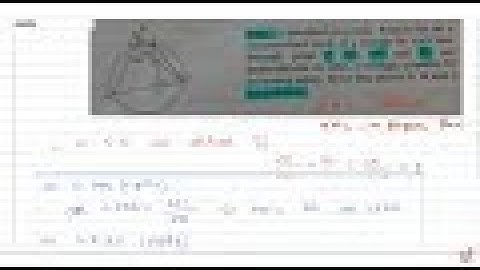 AABC is inscribed in a circle. Point P lies on a circumscribed circle of a triangle be such th...