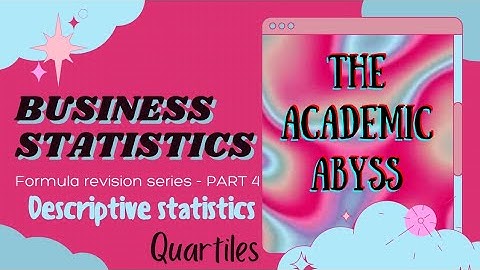 BUSINESS STATISTICS| FORMULA REVISION SERIES| PART 4|UNIT 1 (QUARTILES) | SEM 3/4 B. COM P/H| D.U.|