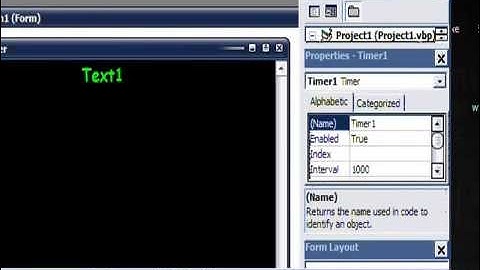 vb6 tutorial Timer and Notepad maker.wmv