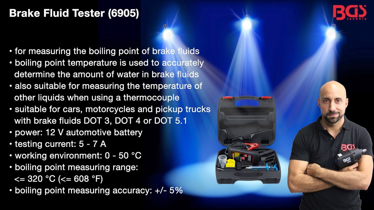 Brake Fluid Tester (DOT 3, 4, 5.1)