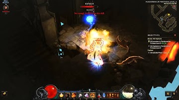 Diablo III: Reaper of Souls - Crusader class skill: Sweep Attack (Blazing Sweep Rune)