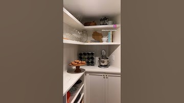 Walk in pantry & laundry room #pantry #interiordesign #kitchendesign #laundry #kitchenorganization