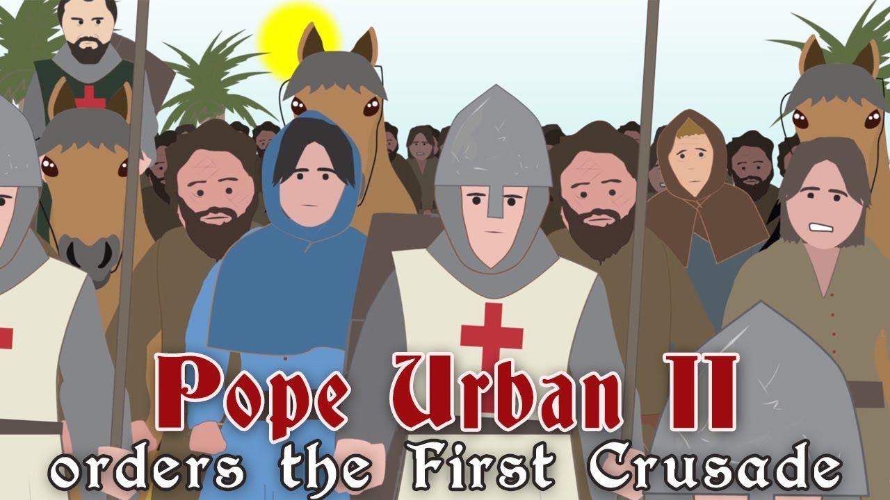 ⁣Pope Urban II orders the First Crusade (1095)