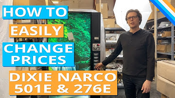 Dixie Narco Vending Machine Price Change for Models 501E & 276E