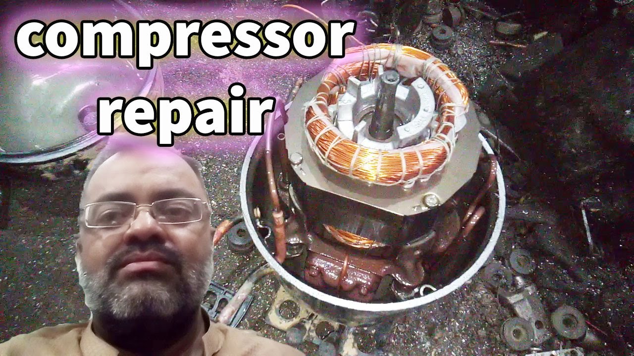 How to repair refrigerator compressor head in electrical engineering 41