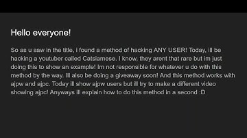 HOW TO HACK ANY AJ ACCOUNT! (AJPW AND PC!)