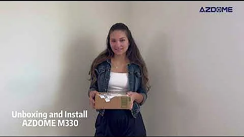 AZDOME M330 1080P FHD Dash Cam | Built-in WiFi Dashcams for Cars | Voice Control Car Camera