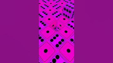 🎲 Satisfying Dice Slide Loop | Colorful 3D Animation ✨🔄