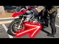 How to get a motorcycle on and off the center stand and never fear dropping your bike ~ MotoJitsu