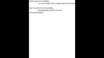 "What is Structure Padding in C? And How to Avoid It!" #structuresinc #structurepaddinginc
