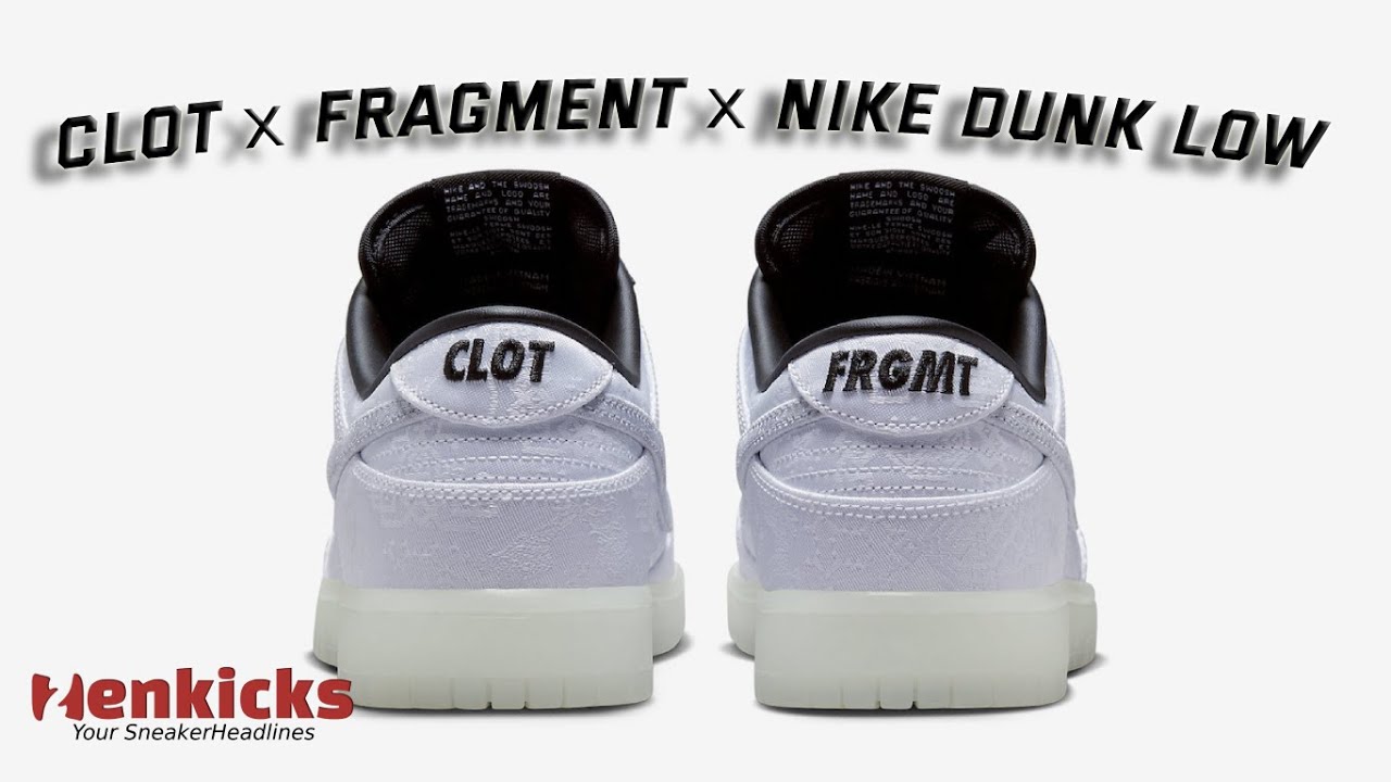 Clot x Fragment x Nike Dunk Low