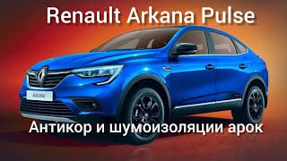 Антикор и шумоизоляции арок Renault Arcana | обзор заводского антикора