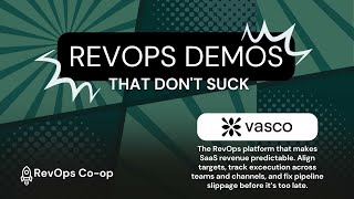 End-to-End GTM Clarity: How Vasco Turns Messy Data into a Single Source of Truth screenshot 1