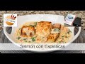 Salmon con Espinacas