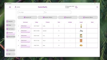Construí una app completa para gestionar inventario con códigos de barras en python con PyQt6