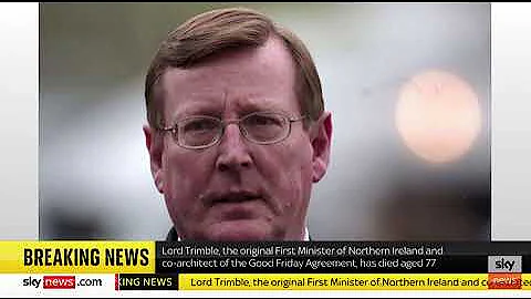 Mike Nesbitt pays tribute to David Trimble