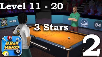 8 Ball Hero Gameplay Walkthrough Level 11 - Level 20 (Android,iOS) 3 Stars
