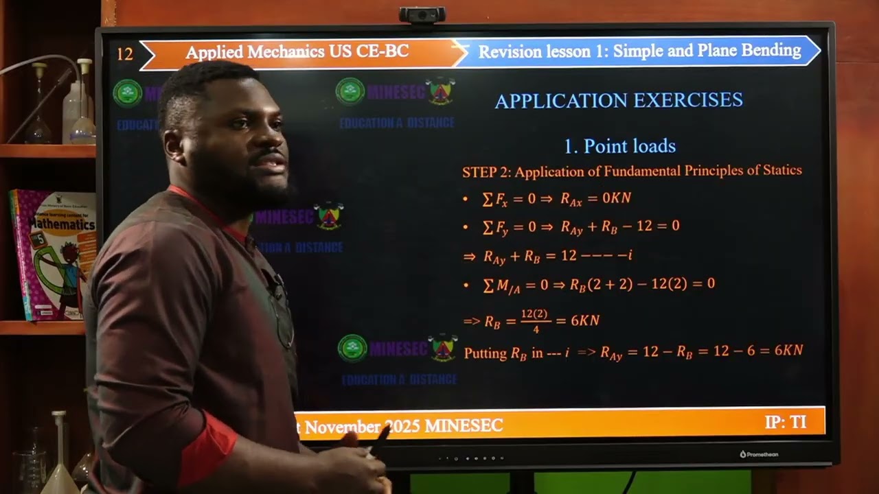 IP TI APPLIED MECHANICS US CE BC REVISION SIMPLE AND PLANE BENDING 1 11 2025
