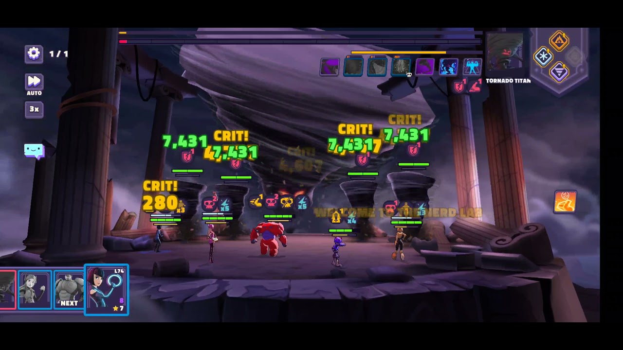 Tech vs the Tornado - DSA Disney's Sorcerer's Arena Zeus' Titan Raid First run! 173k damage