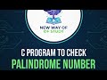 C ProgramCheck Palindrome Number | Full Explanation in 2 min. For bca , BTech sem -1#BTech#ExamReady