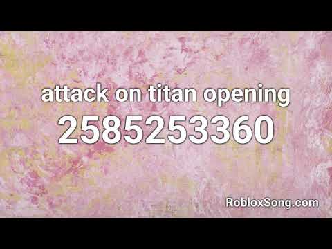 Attack On Titan Opening Roblox Id Roblox Music Code Youtube