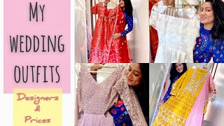 My wedding outfits || Designers & Prices || Ashtrixx