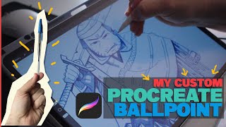 Did I make a Ballpoint pen in Procreate? 🌎 My favorite Procreate brushes for drawing cartoons