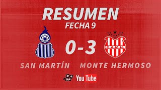 San Martín 0-3 Monte Hermoso - Resumen - Fecha 9 - Copa de La Liga
