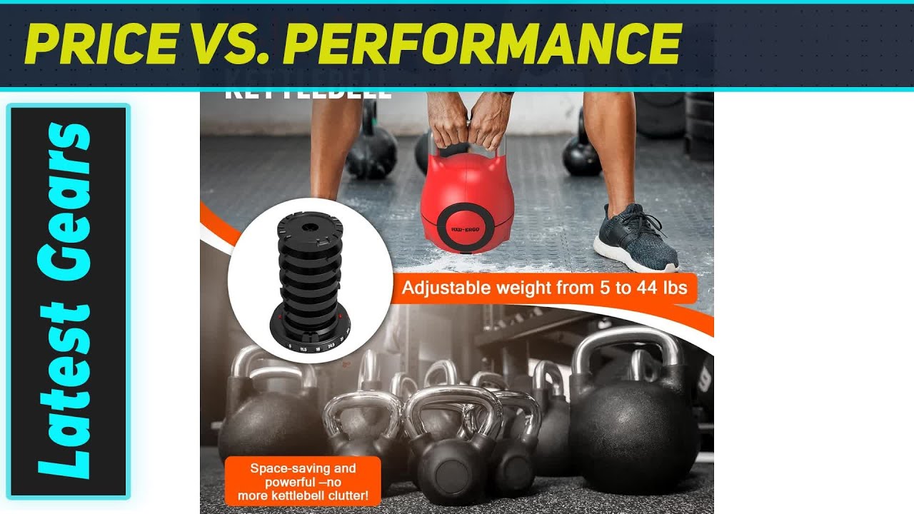 HXD-ERGO Adjustable Kettlebell: Your Essential 7-in-1 Home Gym Powerhouse!