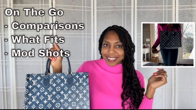 Louis Vuitton On the Go Tote MM - DETAILS, WHAT FITS, & MOD SHOTS! 