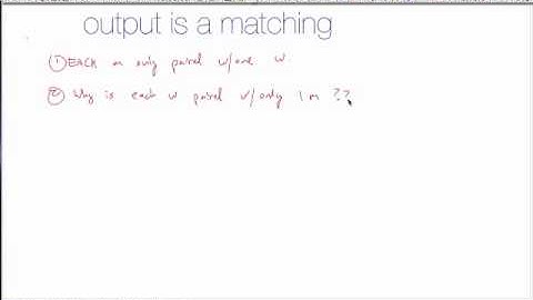 Algorithms - Lecture 26: Stable Matching