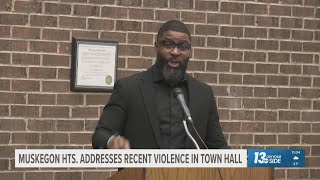 Muskegon Heights grapples with youth gun violence, community holds town hall to address the issue