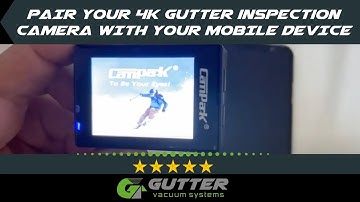 How to set up our 4K UHD Gutter Inspection Camera