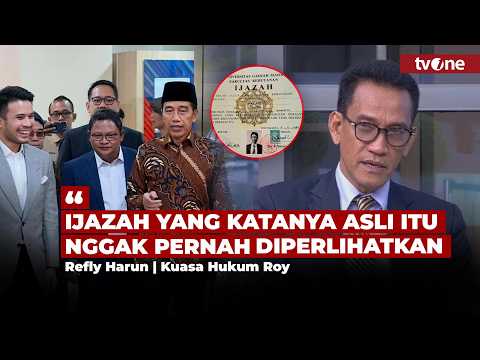 Roy's Side Shown Evidence, Yet Jokowi's Diploma Remains a Mystery? | tvOne