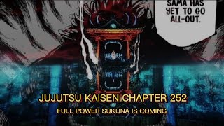 JUJUTSU KAISEN CHAPTER 252 SPOILER, FULL POWER SUKUNA IS COMING #jujutsukaisen #jjk #anime #manga