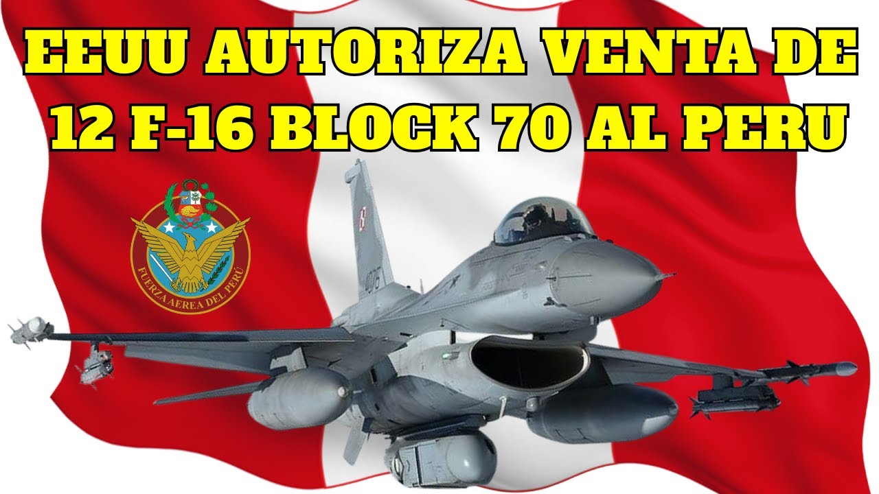 AUTORIZADA VENTA DE F-16 AL PERU