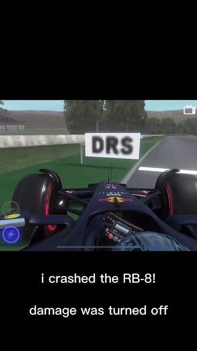 crashing the rb-8! #shorts #f1 #monoposto