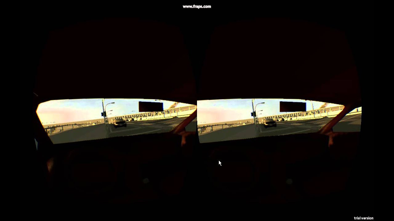 Bad driving in the Oculus Rift