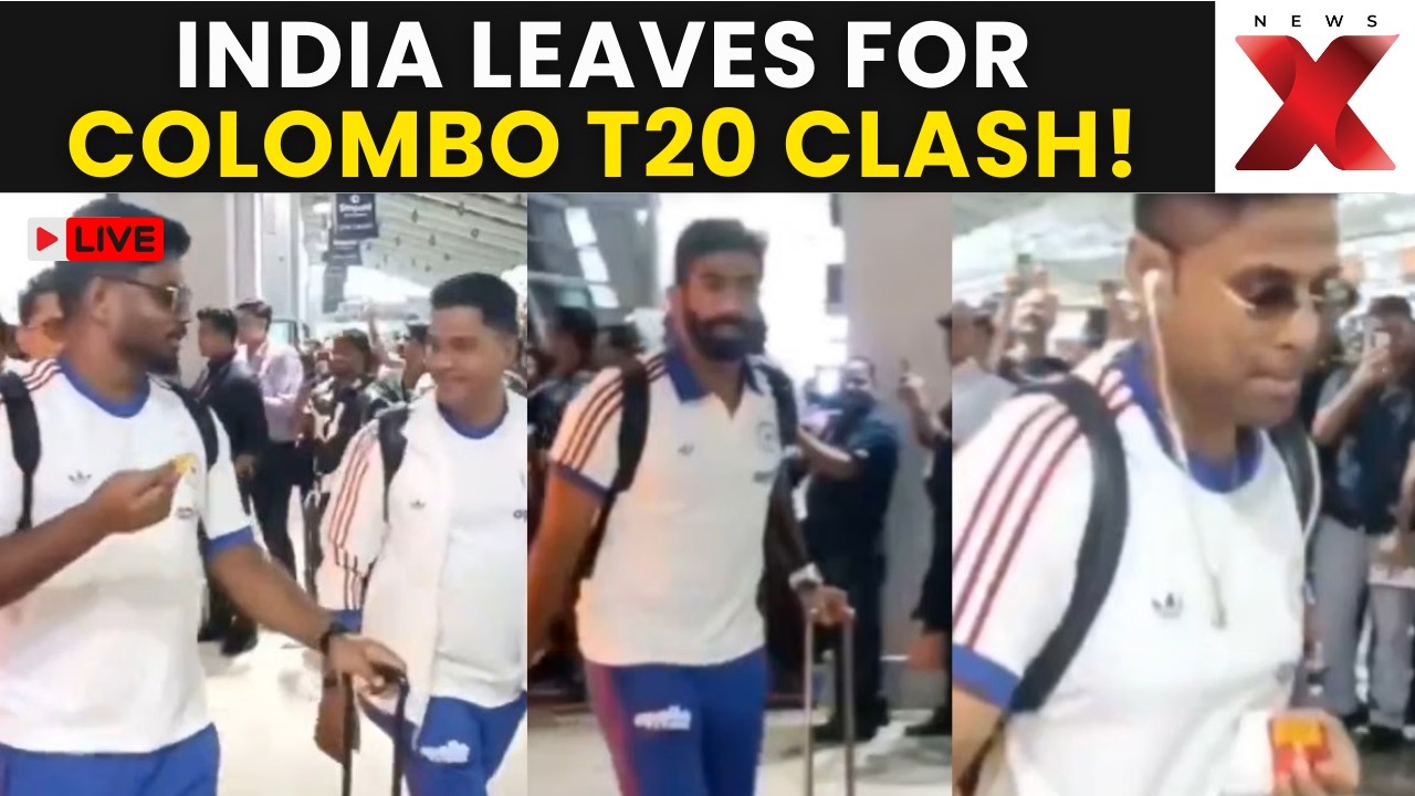 Indian Cricket Team LIVE | India Departs for Colombo Ahead of Epic T20 Clash With Pakistan