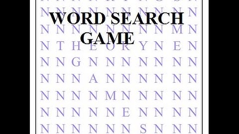 Flash Tutorial Request 99 Word Search Game