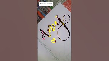 ANUJ🥰🥰 #rajni_calligraphy #trending #explore #youtubeshorts #viral #calligraphy #shortsviral #shorts