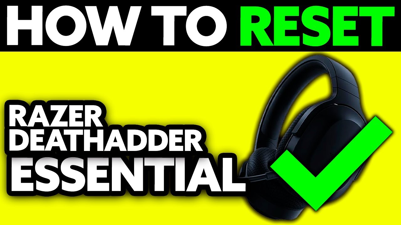 How To Reset Razer DeathAdder Essential (2025) - Step by Step - YouTube