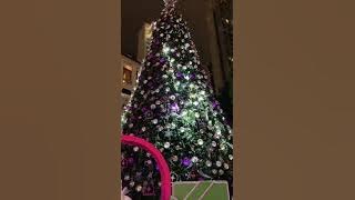 Lighting the Christmas tree at Tai Kwun, Hong Kong, 1 December 2022.