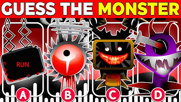 Guess The Sprunki Phase 10🩸 Characters By Their VOICE🔊Clukr💿Durple😈Fun Computer🖥️