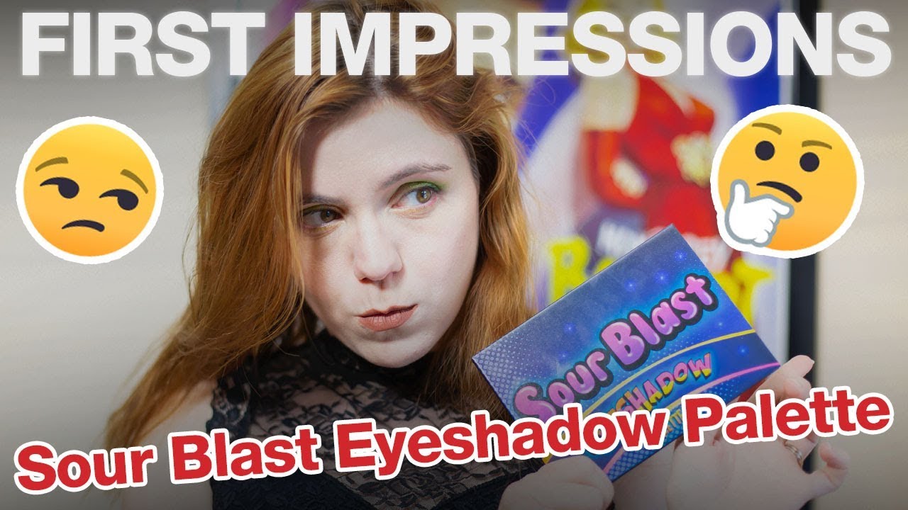 Impressive Eyeshadows? | Bombshell Cosmetica Sour Blast | First Impression