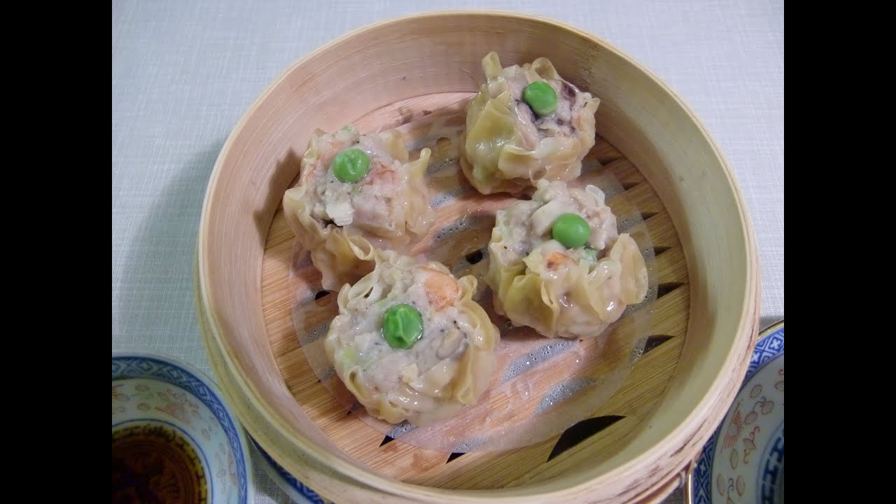 Siu Mai - pork and shrimp dumplings ( Dim Sum ), 燒賣 - YouTube