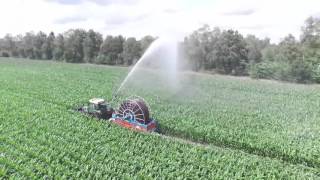 Irrigating with Fasterholt FM 4900 Hydro at van den borne aardappelen