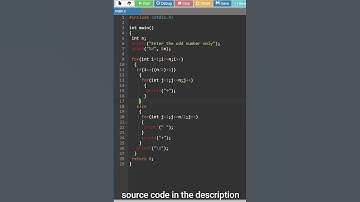 program to print plus star pattern in c #short